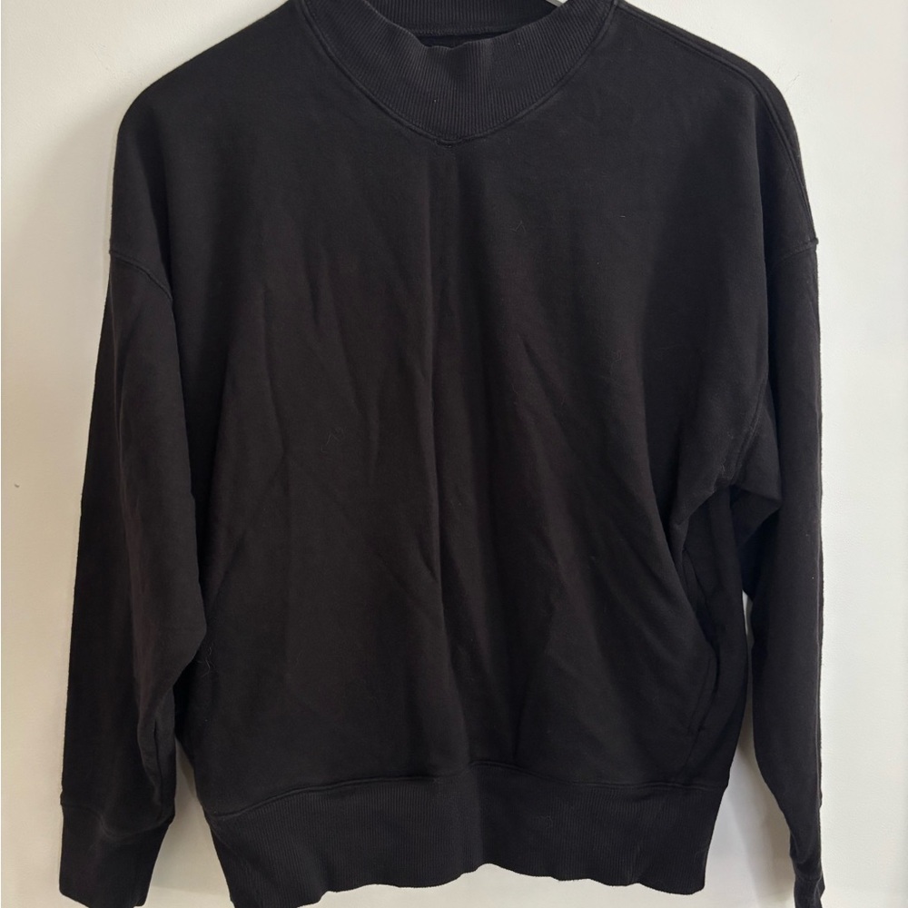 Paper Label Black High Neck Kyler Sweater (xs oversized) - Picture 5 of 5